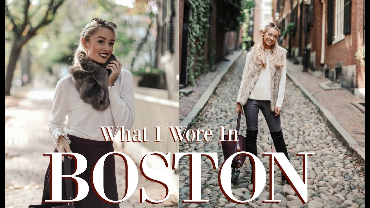 BOSTON OUTFIT DIARIES  //   Travel & Style Vlog  // FASHION MUMBLR