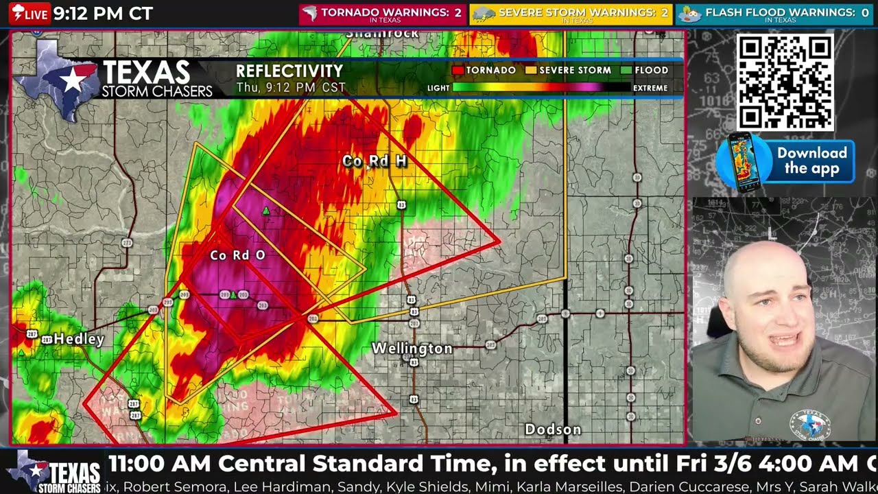 Quail Texas Tornado | Eastern Texas Panhandle Tornado Warnings – March 5, 2026