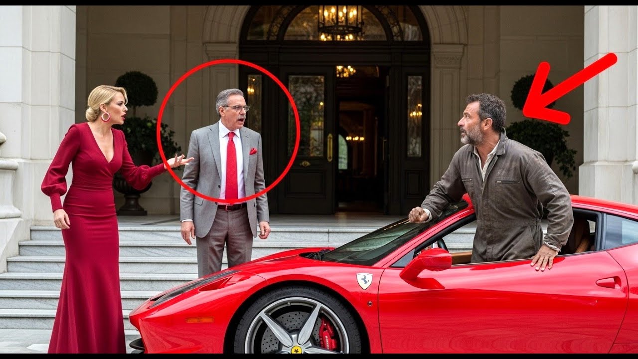 MECÁNICO HUMILLADO DURANTE AÑOS…HASTA QUE APARECIÓ EN UNA FERRARI EN LA BODA DEL HIJO DEL JEFE