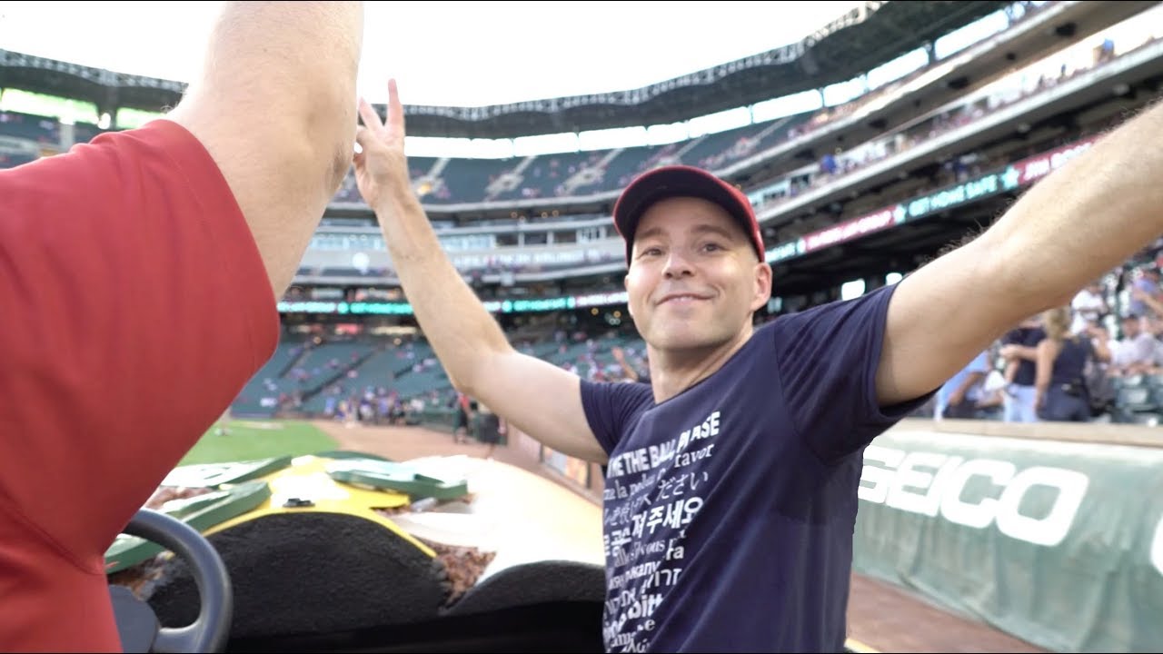 Celebrity treatment at Globe Life Park