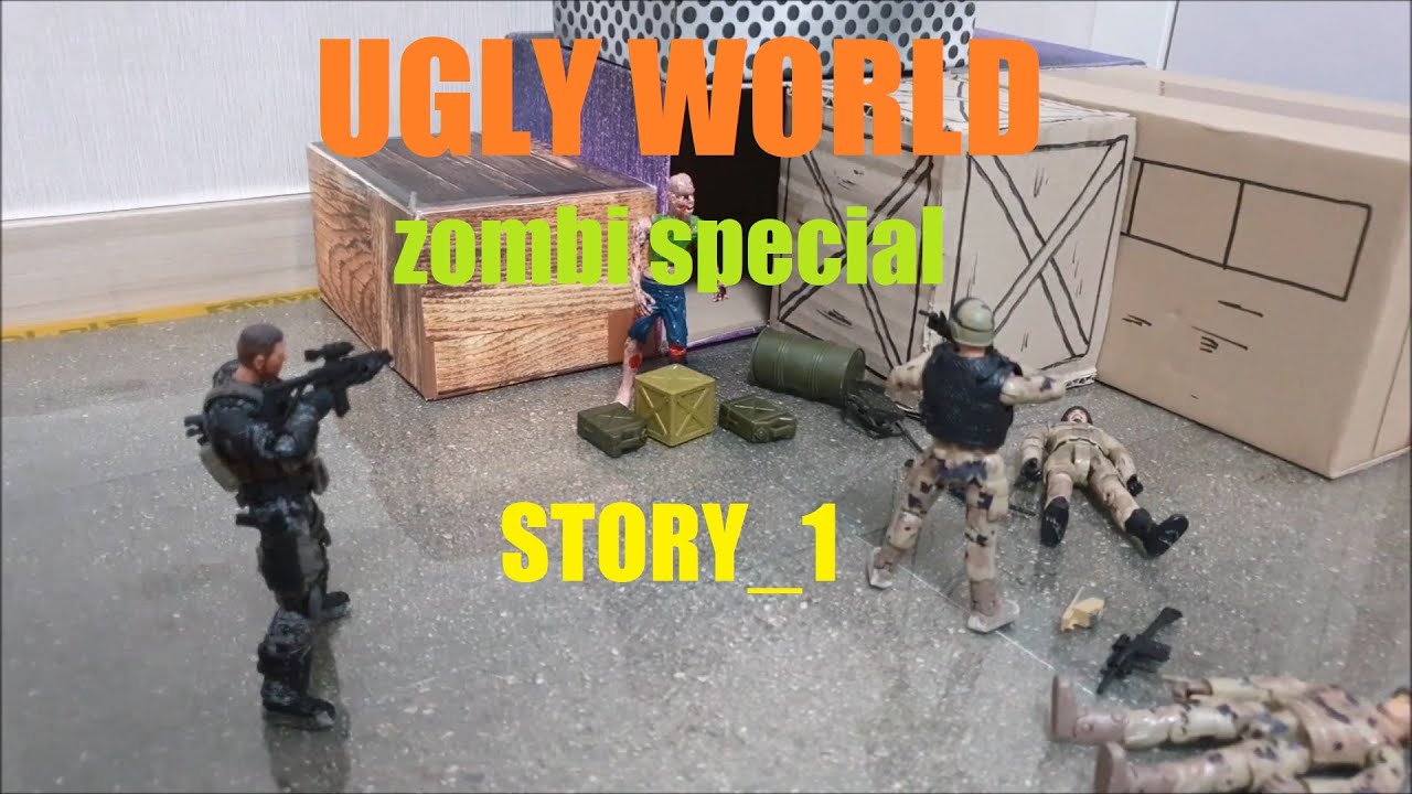 Toy military battle stop motion_[zombie special UGLY WORLD]...story_1 Find the map
