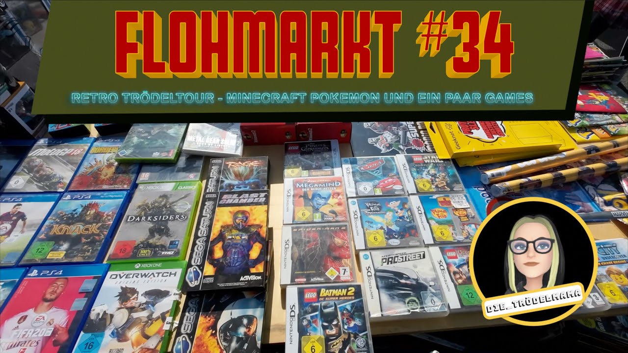 Flohmarkt #34 - Retro Tr&ouml;deltour - Minecraft Pokemon und ein paar Games