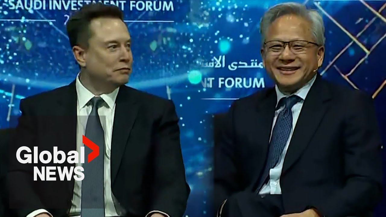 Elon Musk, Jensen Huang announce AI partnership with Saudi Arabia