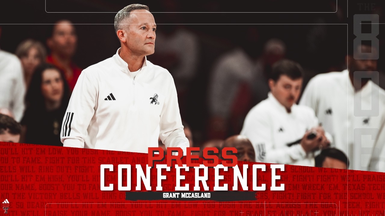 Texas Tech Basketball: McCasland Media Session | 3.11.2026