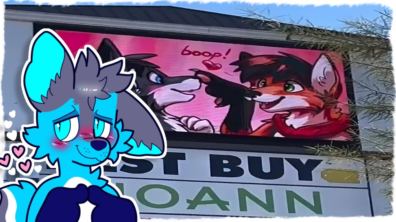 Furries Hacked a Las Vegas Billboard