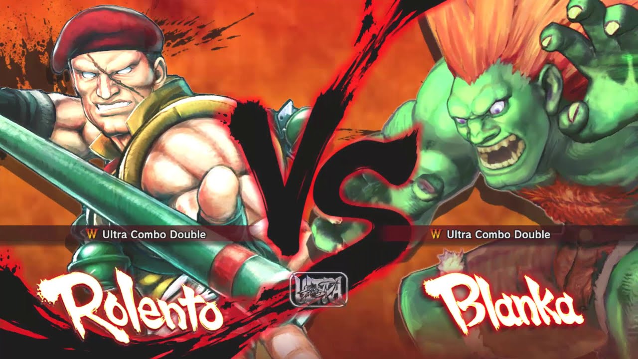 Ultra Street Fighter 4 - Rolento Vs Blanka [Hardest]
