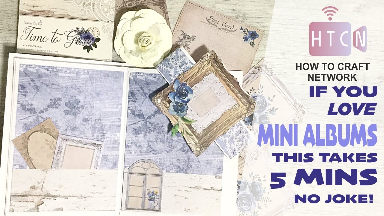 ENVELOPE MINI ALBUM IN MINUTES! EASY WAYS TO USE THE ENVELOPES AND PAPERS YOU HAVE LYING AROUND!