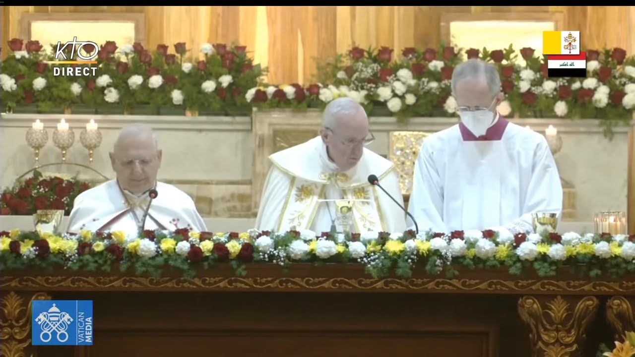 Messe du pape François en la cathédrale chaldéenne St-Joseph de Bagdad