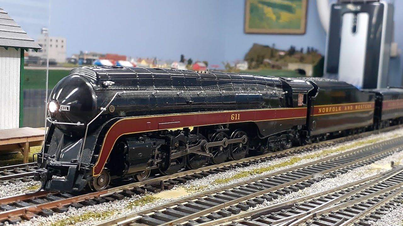 HO Scale N&W 611 Steam Excursion.