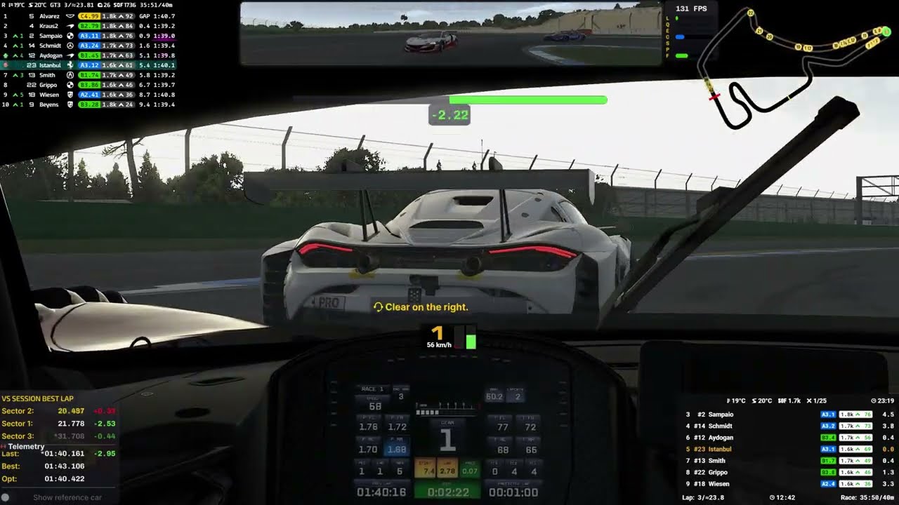 iRacing | Ferrari GT3 | Hockenheim