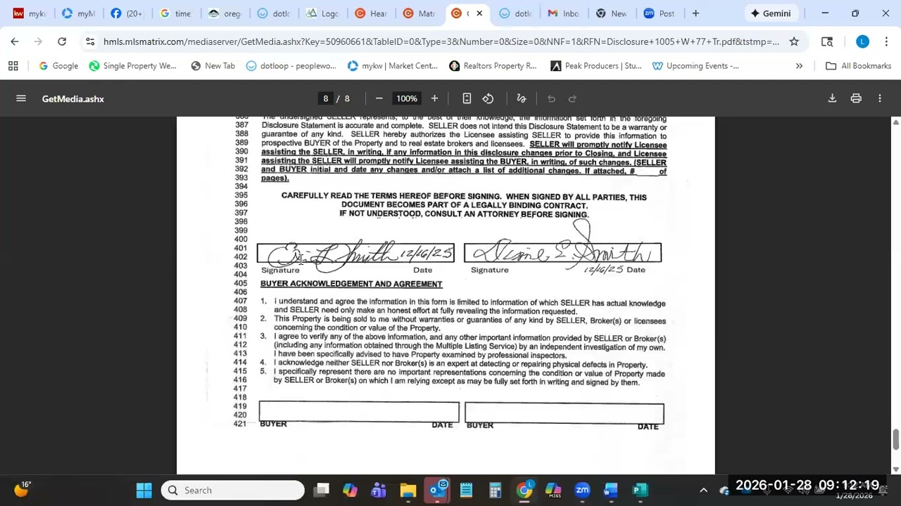 Contracts Class - Real Estate Sale Contract