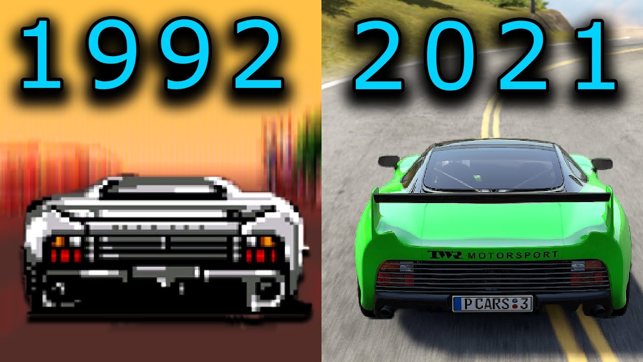History of JAGUAR XJ220 in 30 Different Games