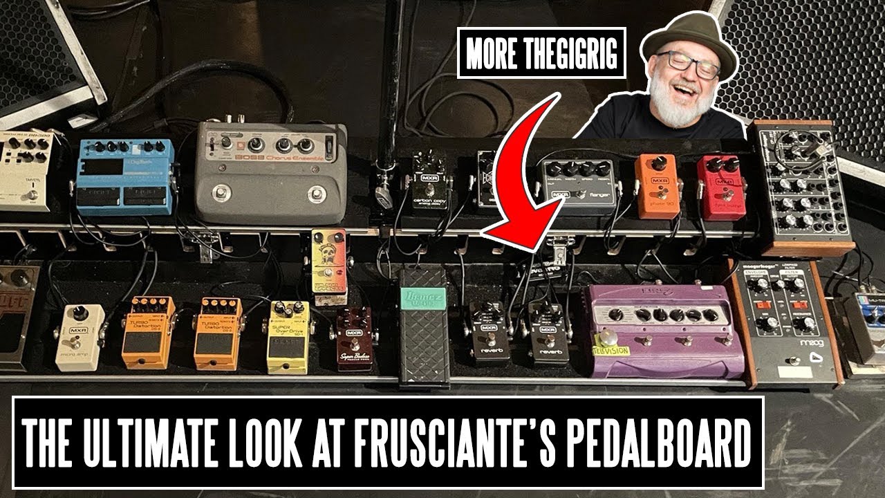 The NEW & INCREDIBLE Shot Of John Frusciante's Pedalboard
