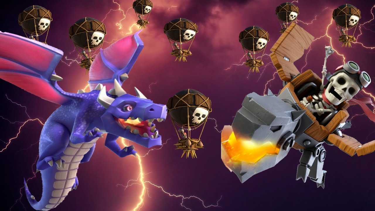 Th14 Dragon Attack Strategy | Th14 Dragon Rider + Dragon Attack Strategy clash of clans