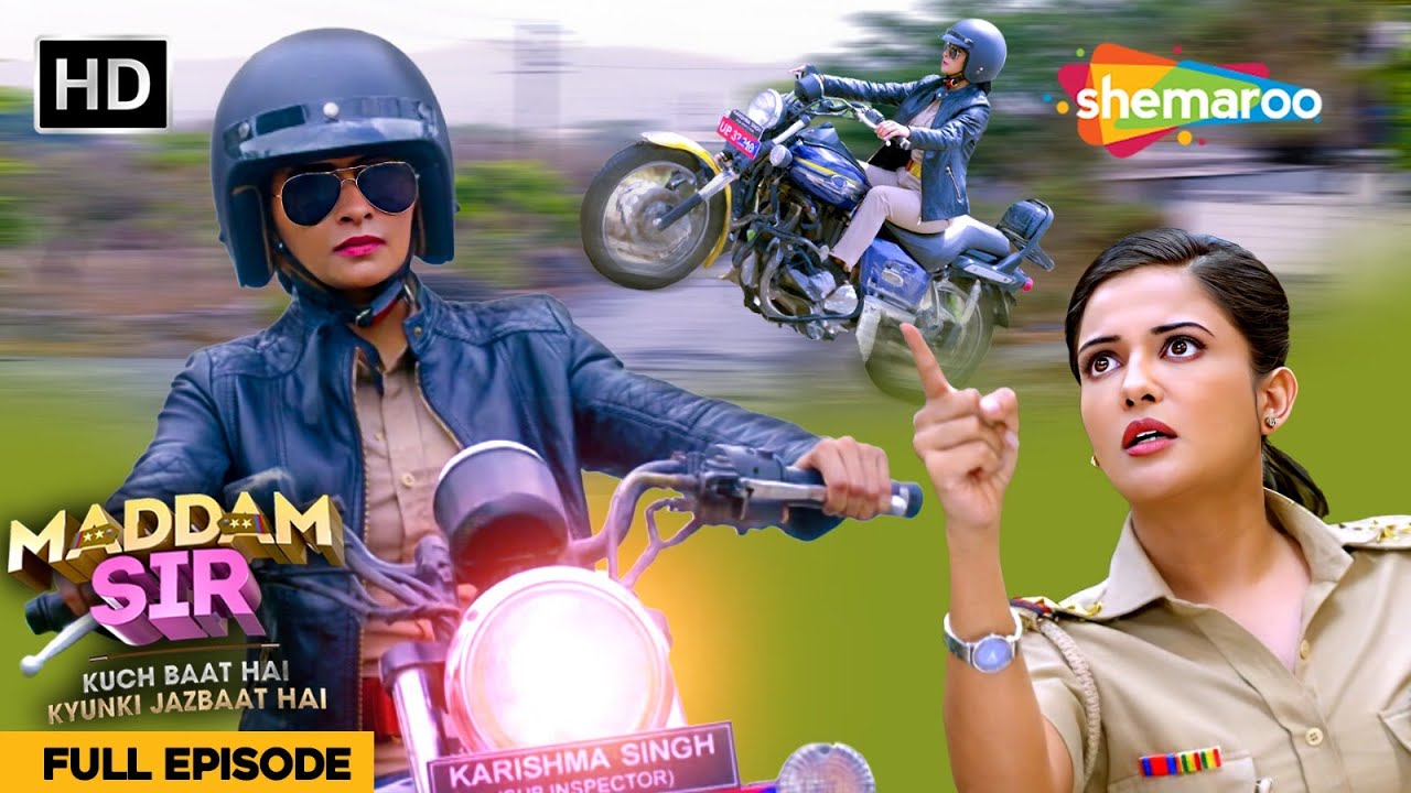 जब Karishma Singh ने किया ख़तरनाक Bike Stunt ये Biker के साथ | Maddam Sir | Tv Serial Latest Episode
