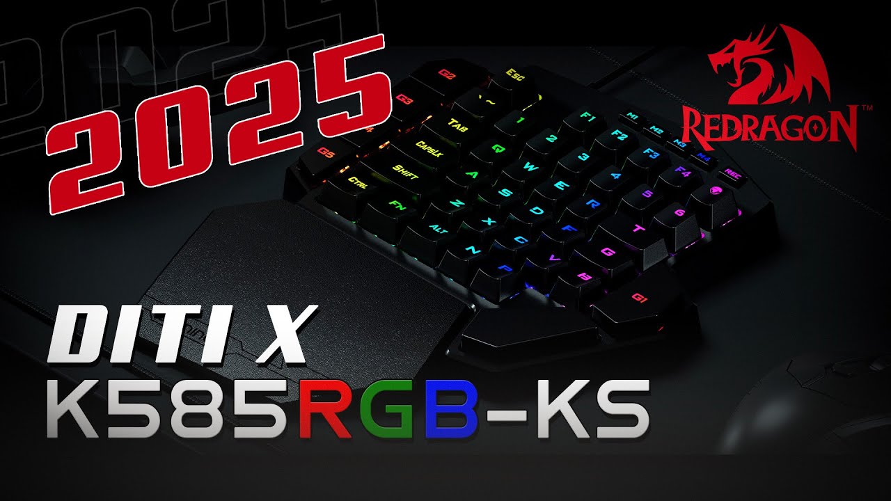 REDRAGON DITI X (K585RGB-KS) WIRELESS | Configuración de macros Manual y Software