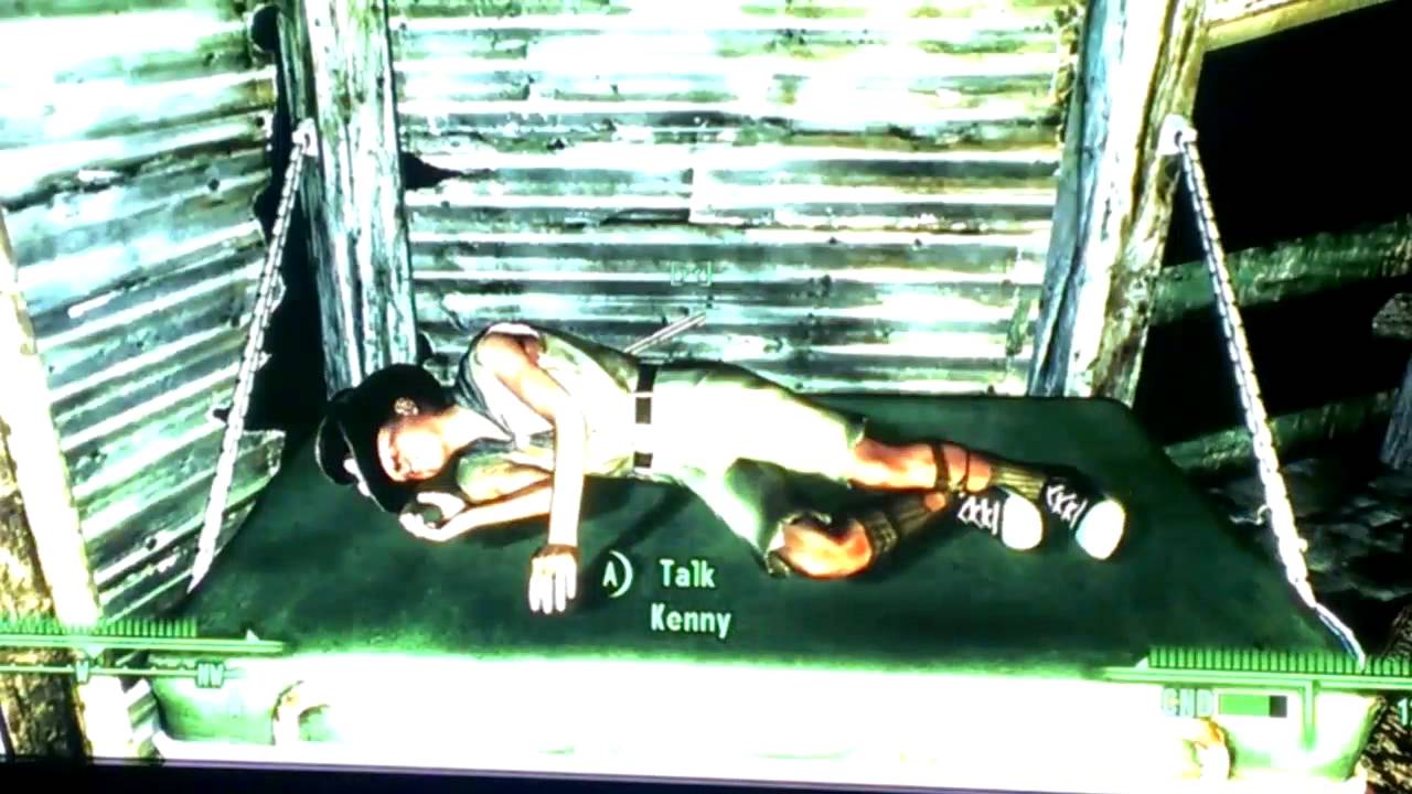 Fallout 3 using the Mister Sandman Perk for xp