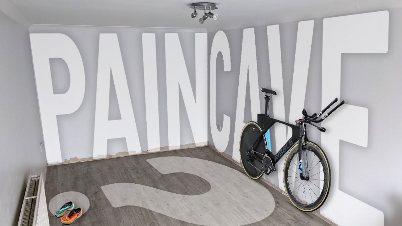 (Not a) Pain Cave Update | Triathlon Gear Room, Zwift & Indoor Training Setup