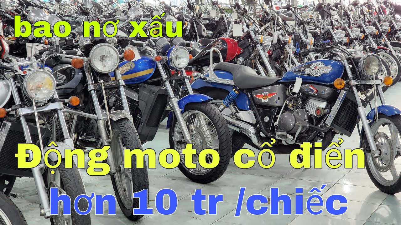 Động moto cổ điển rebel GZ150A xe hai thì đọc lạ hơn 10 tr /chiếc bao nơ xấu | Mỹ motor