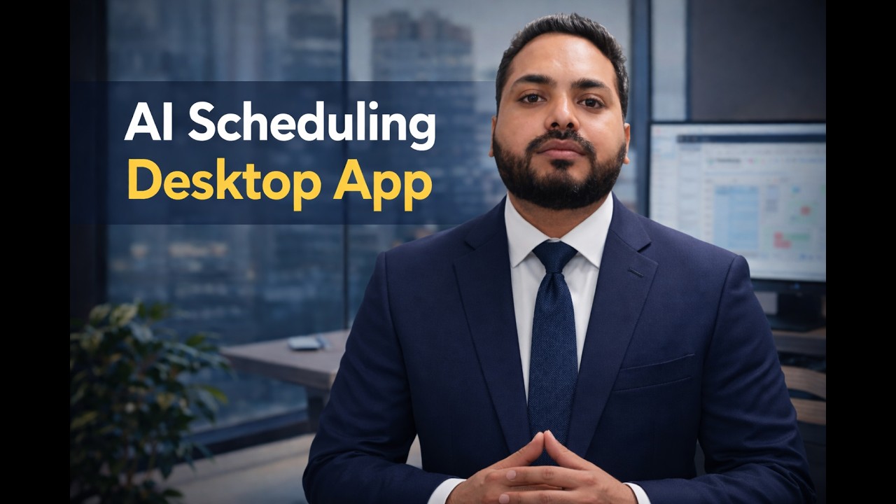 AI Scheduling Tool Desktop Application V 2.1