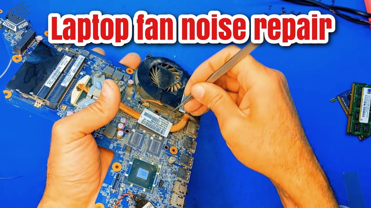 اصلاح مروحة اللاب توب | HP Pavilion g6  Clean laptop fan
