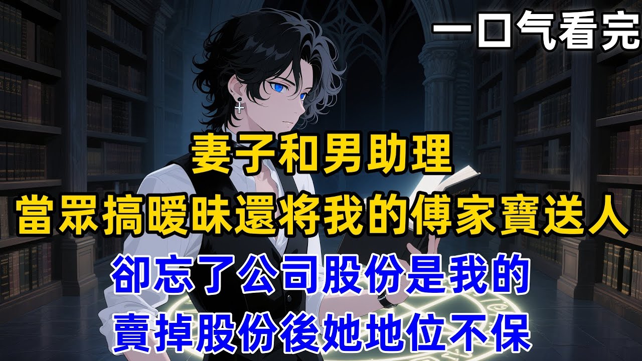 妻子和男助理當眾搞曖昧，還將我的傅家寶送人，卻忘了公司股份是我的，賣掉股份後她地位不保！ #一口气看完 #爽文 #穿越 #世情 #打臉 #狗血 #逆袭 #重生 #小说推荐