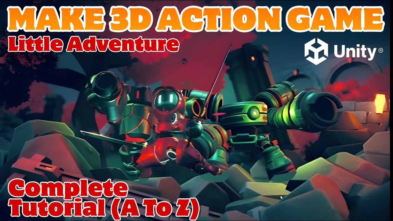 Make 3D action Little Adventure game with Unity | Complete Tutorial From Scratch