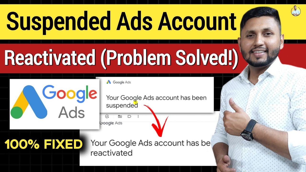 Google Ads Account Suspended | ✅ Reactivated! | How to Reactivate Google Ads Suspended Account