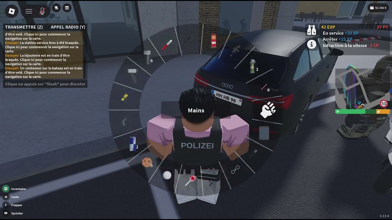Rp policier😀   Tout ne se passe pas comme prevu