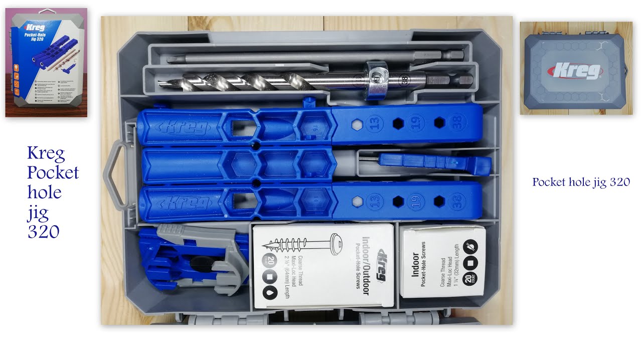 Kreg pocket hole jig  320 وحدة تخريم الثقوب المائلة ماركة Kreg الامريكيه