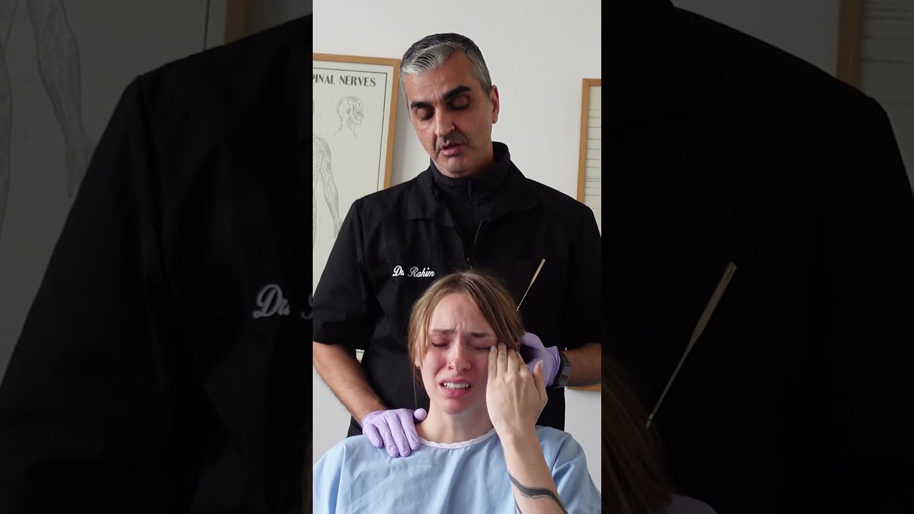 Emotional Release From The TMJ Jaw Adjustment @DrRahim #shorts