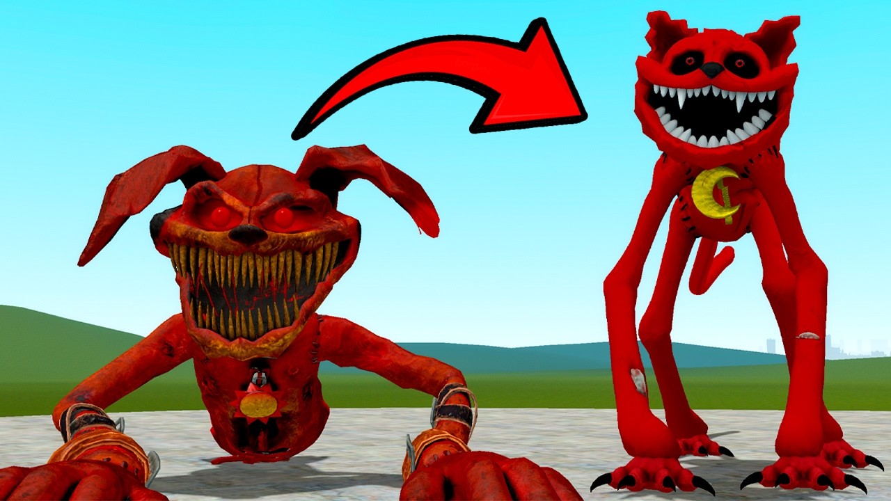 NIGHTMARE DOGDAY VS NIGHTMARE CATNAP FOR POPPY PLAYTIME! WHO IS STRONGER? - In Garry's Mod!