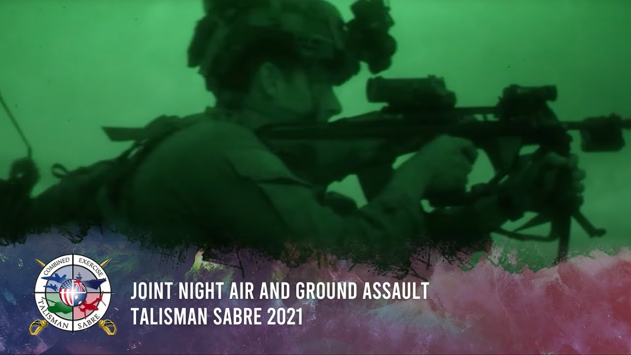 Joint night air and ground assault - Talisman Sabre 2021