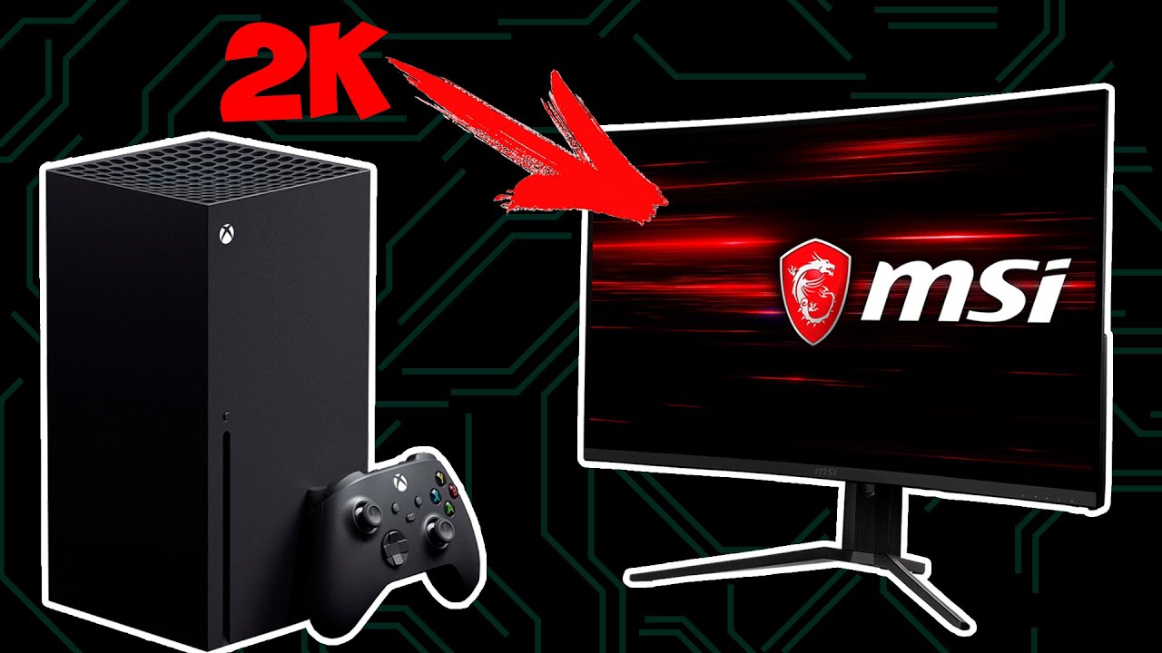 ИЗОГНУТЫЙ 2К МОНИТОР ДЛЯ XBOX SERIES X