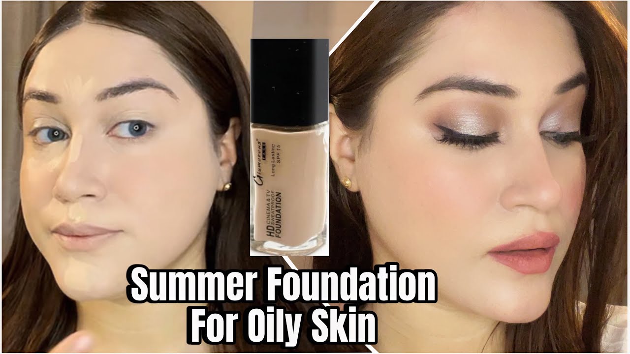 Long Lasting Foundation For Oily Skin || Sweatproof Glamorous Face HD LongLasting Foundation Review