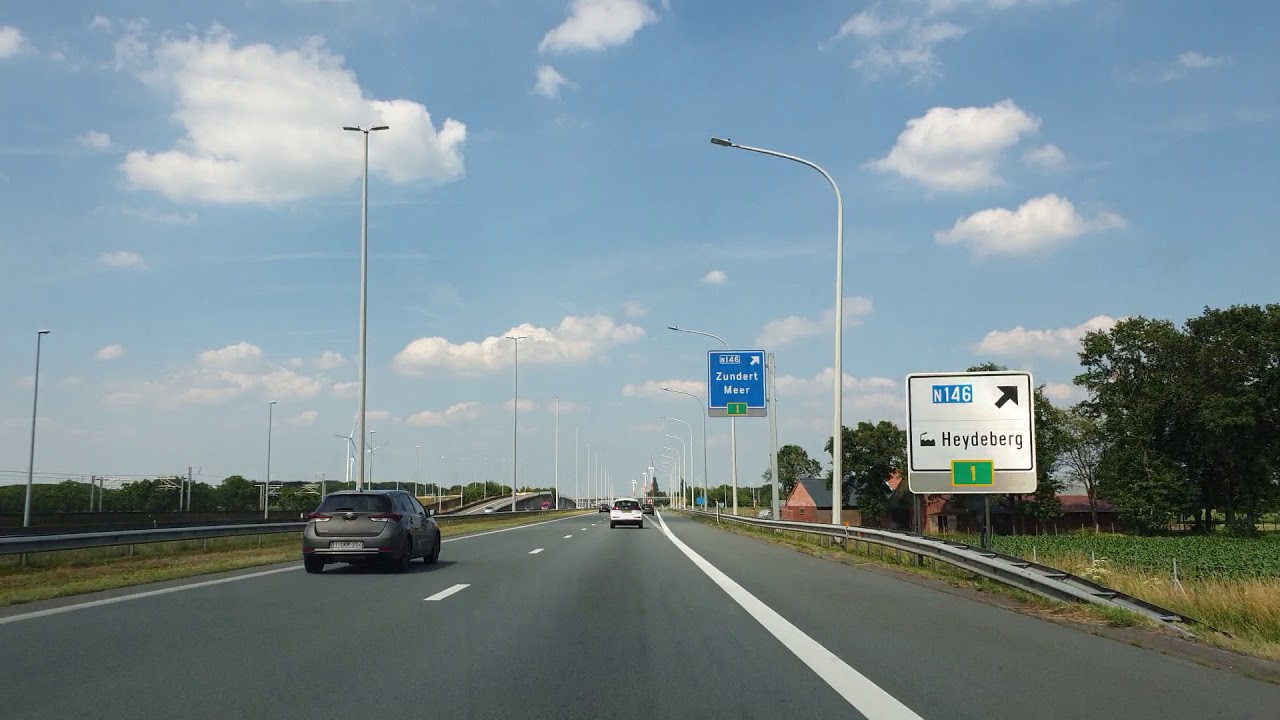 Dashcam Beelden Brecht (B) A1/E19》Grensovergang Hazeldonk》A16 Knooppunt Galder》A58.