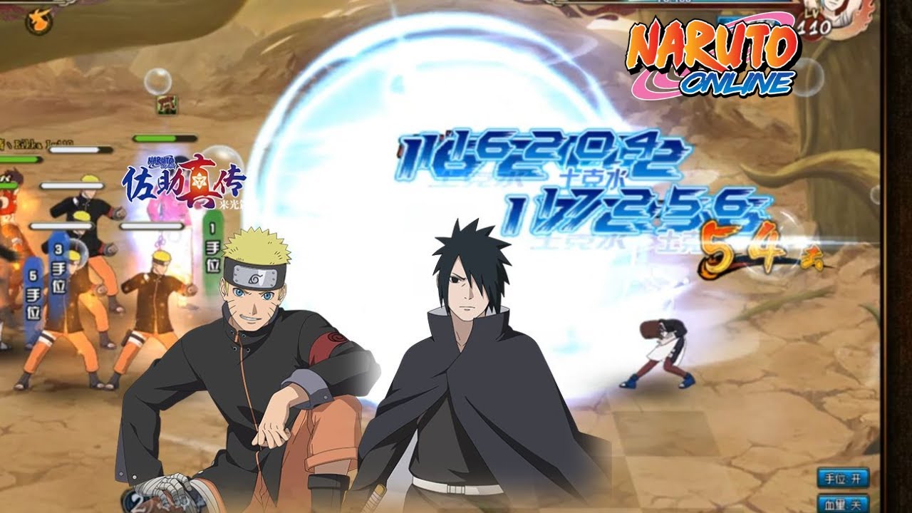 Naruto Online - The BEST NINJA Naruto and Sasuke [Shinden] TEAM UP