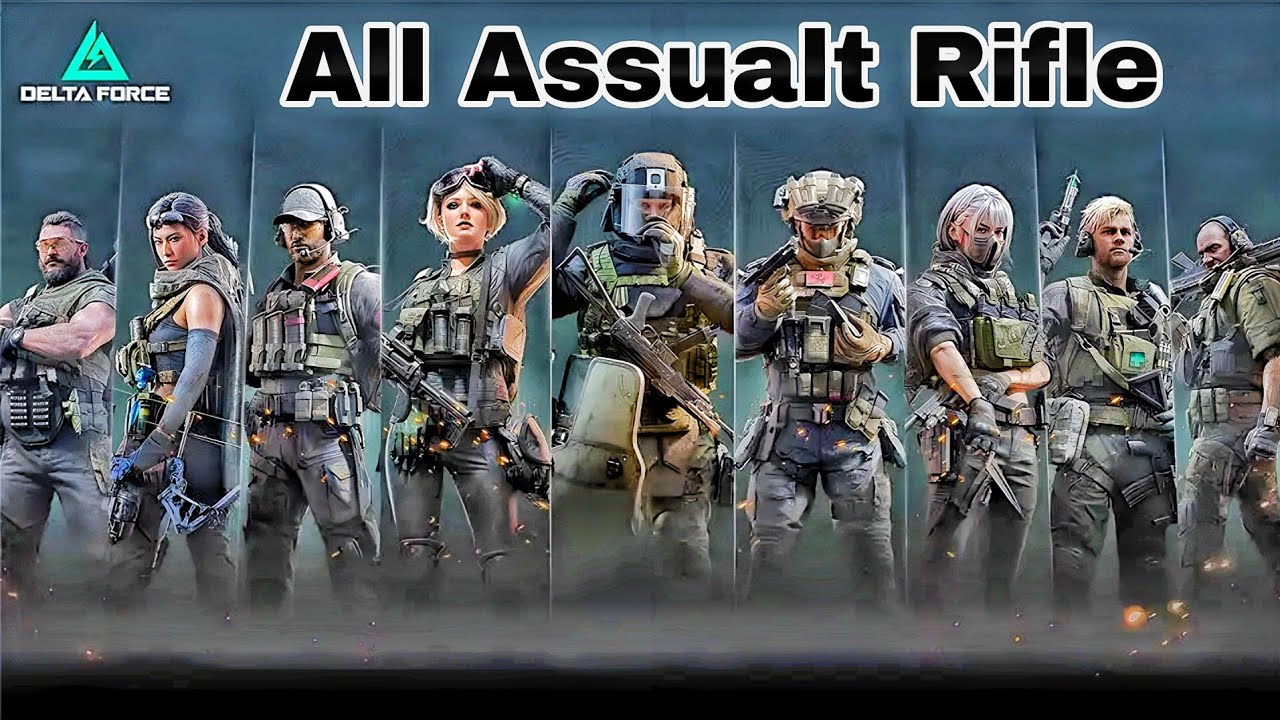 ALL ASSUALT RIFLE BUILD FOR ASSUALTER🥶🔥DELTA FORCE MOBILE 