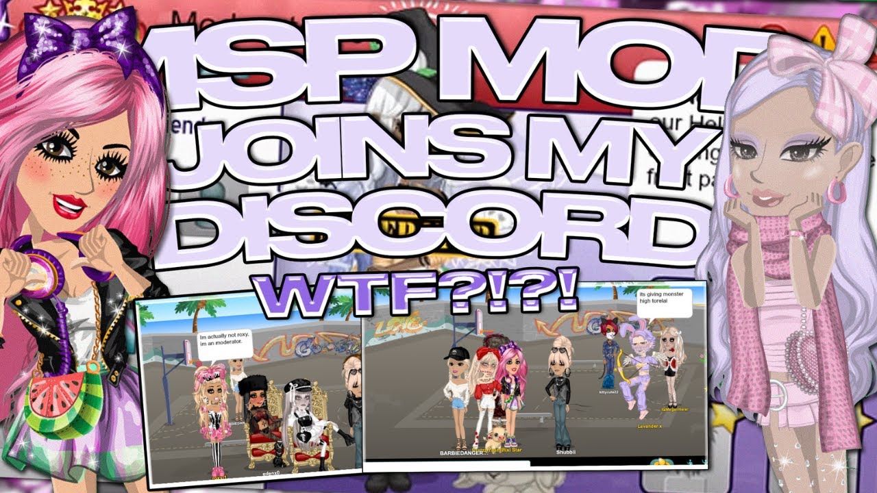 MSP MODERATOR JOINS MY DISCORD *not clickbait* | MovieStarPlanet | waif msp