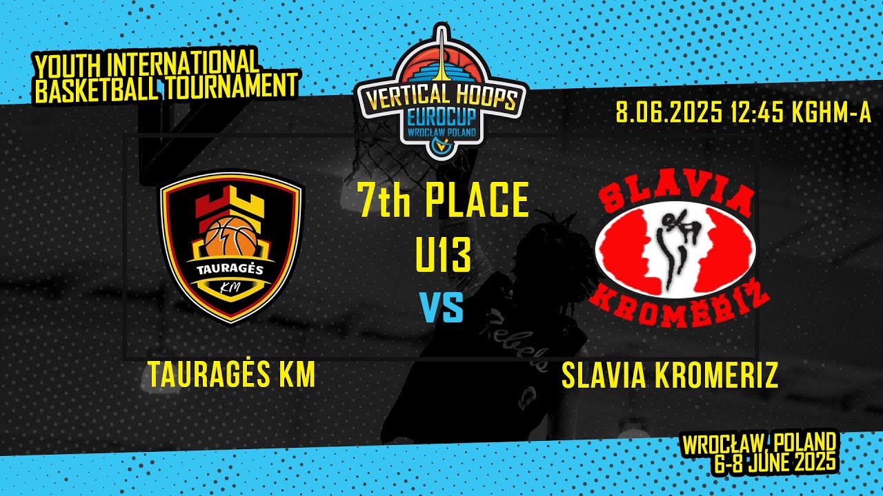 U13 7th PLACE: Tauragės KM - Slavia Kromeriz, 8.06.2025 12:45