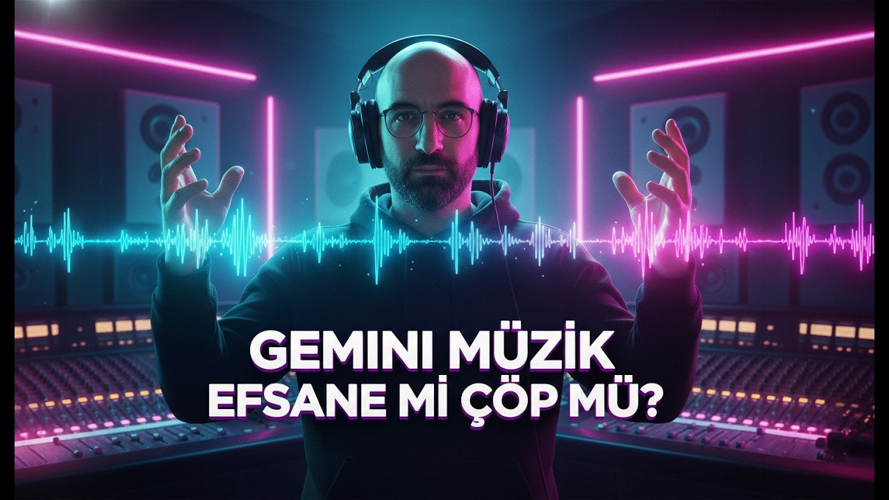 Google Gemini Müzik Oluşturma Özelliği Geldi: Hepsini Denedim! (Rap, Pop, Arabesk)