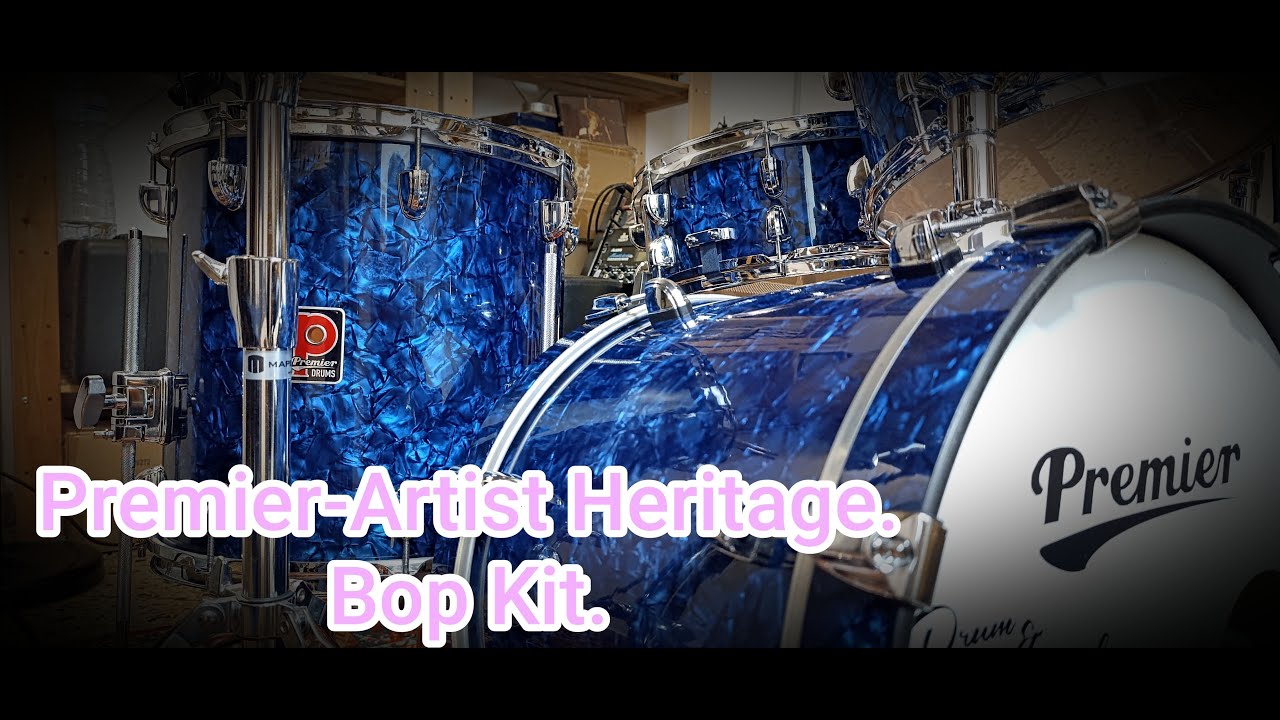PREMIER ARTIST HERITAGE BOP KIT DRUM TEST. (LOW TUNNING).