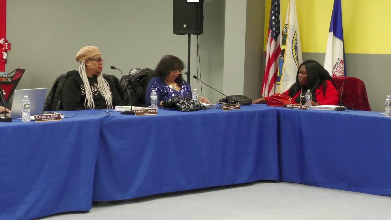 Mayor &  Board  of Trustees Special Board Meeting Part 2