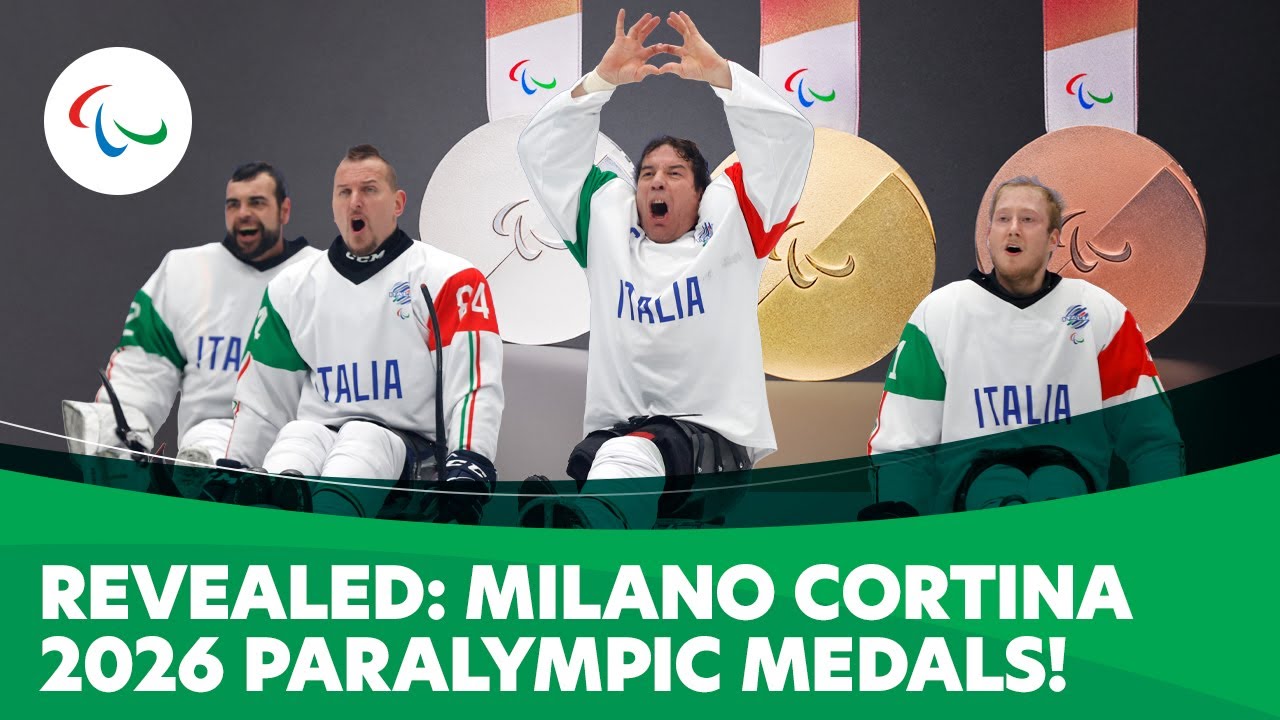 🇮🇹 Milano Cortina 2026: First Look at the Paralympic Medals! 🏅🇮🇹