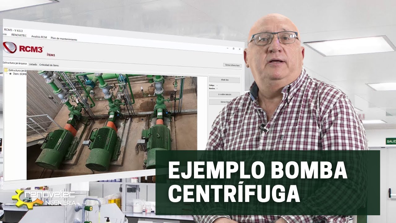 RCM: EJEMPLO BOMBA CENTRÍFUGA