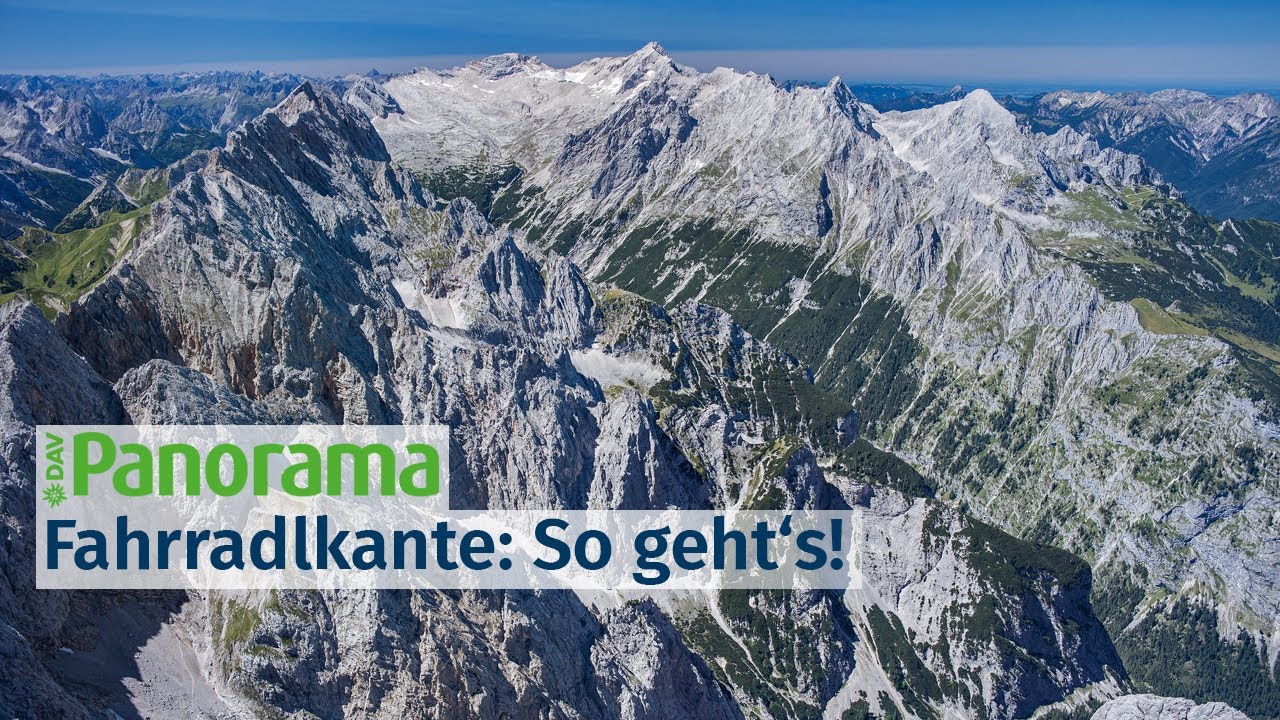 So geht's: Fahrradlkante - Klettertour im Wetterstein