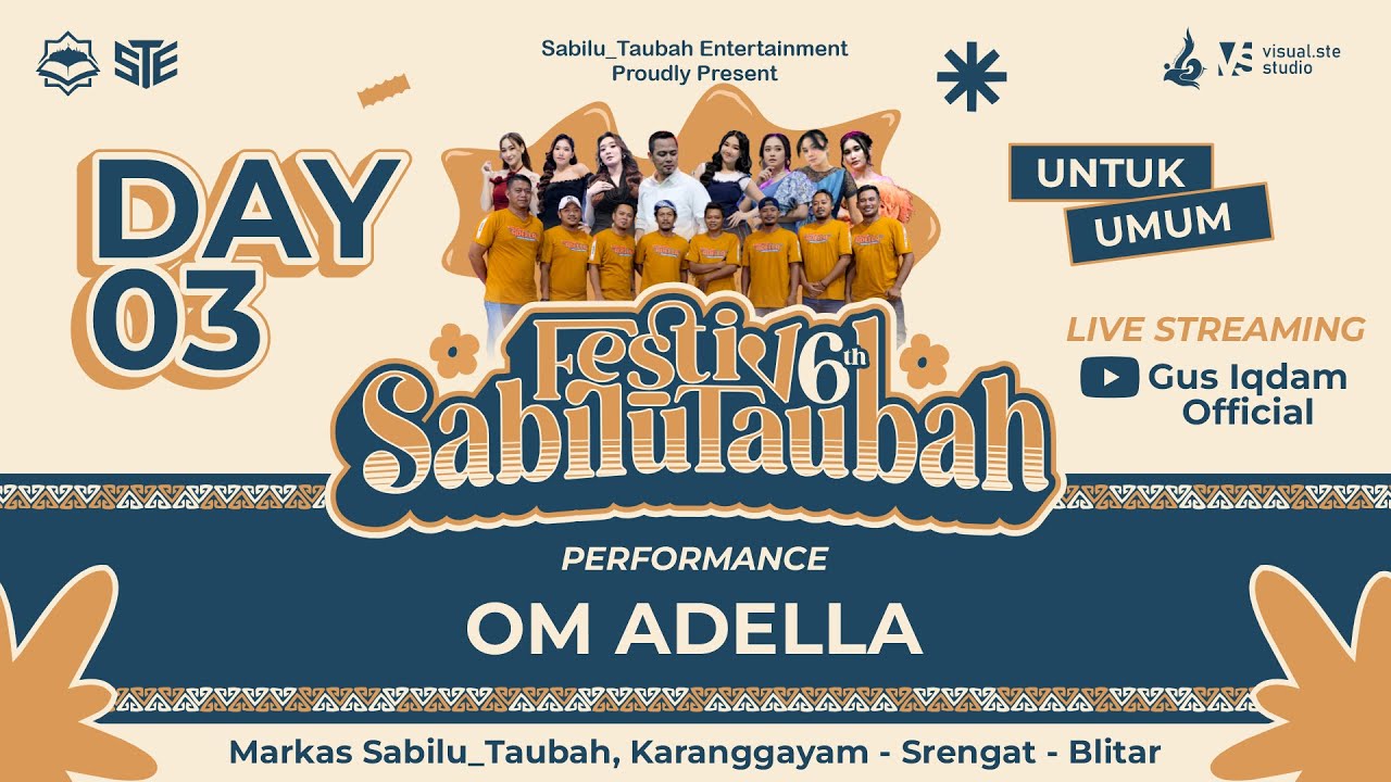[LIVE] JALAN SEHAT HARLAH SABILU_TAUBAH KE 6 BERSAMA OM ADELLA (17 Mei 2025)