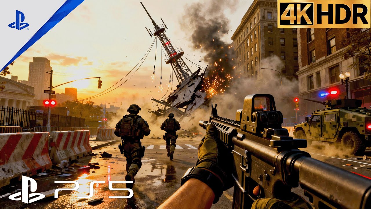 Russian Jamming Tower Taken Down in New York | Call of Duty (4K60FPS Ultra-Realistic)