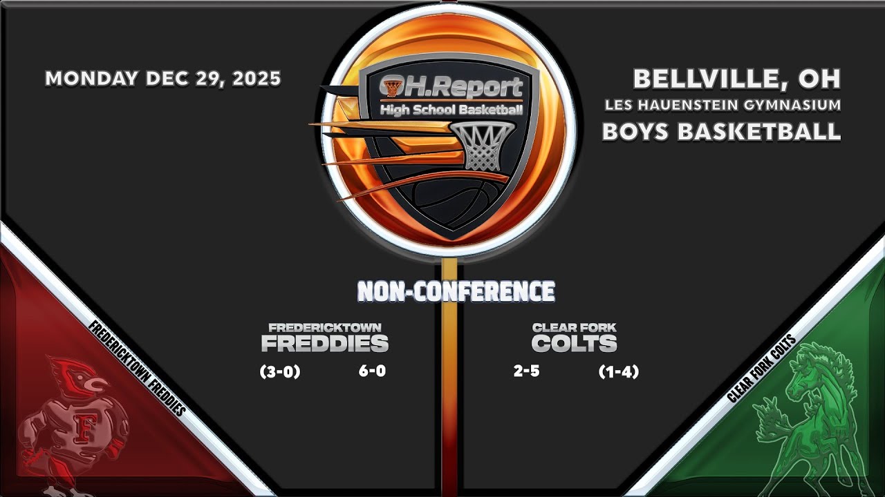Fredericktown (6-0) vs. Clear Fork (2-5) – Boys Hoops