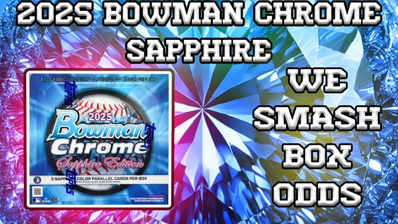 🔥2025 Bowman Chrome Sapphire! INSANE Sapphire Pulls/Top Prospect Autos!🔥